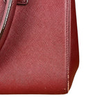 Burberry Vintage Leather Burgundy Handbag