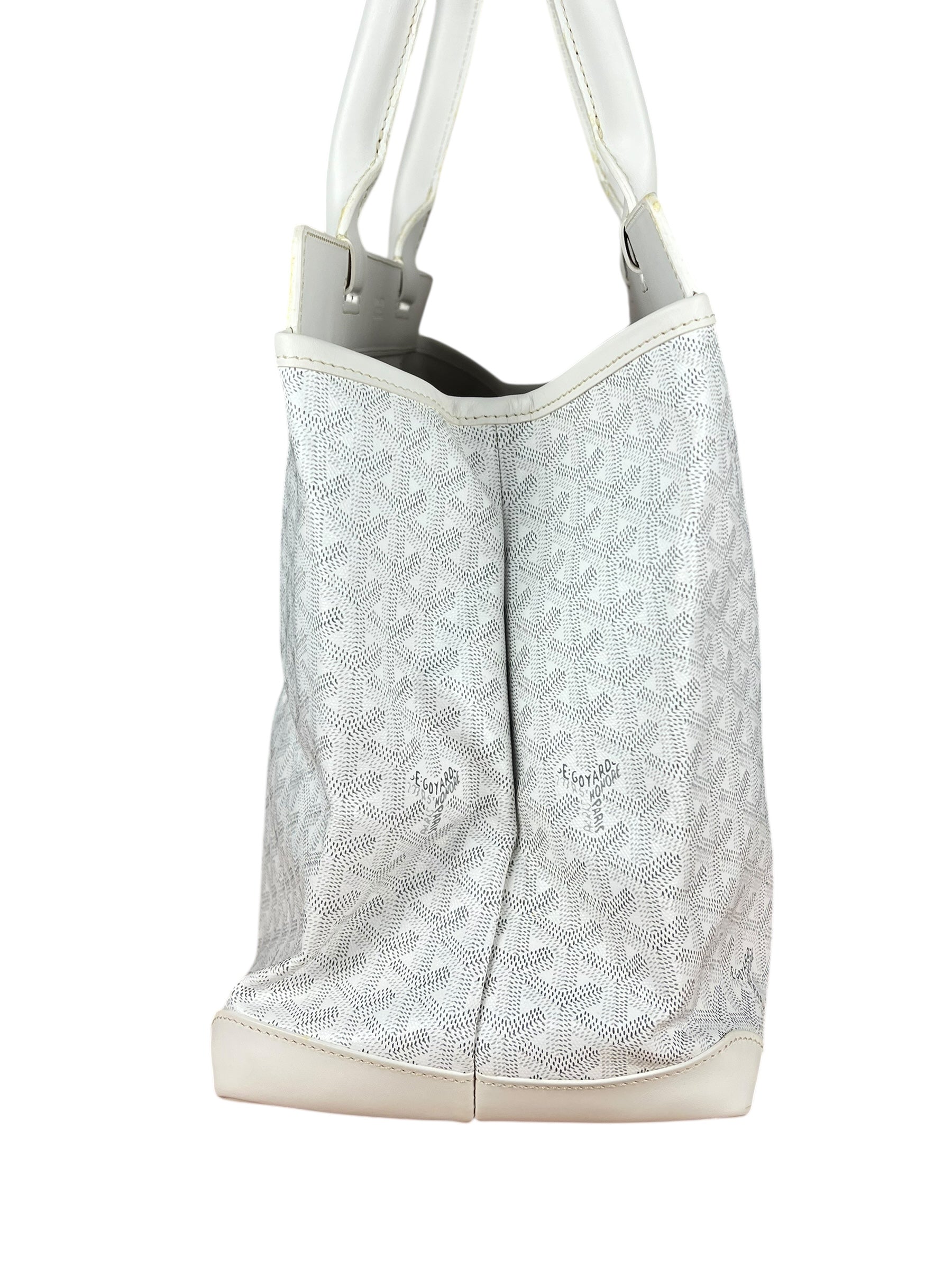 Goyard Bellechasse Goyardine MM White