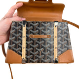 Goyard Mini Goyardine Saigon Top Handle Bag