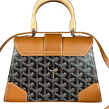 Goyard Mini Goyardine Saigon Top Handle Bag