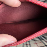 Burberry Vintage Leather Burgundy Handbag