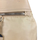 Prada Beige Nylon/Leather Shoulder Bag