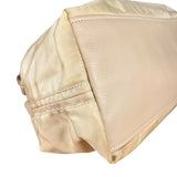 Prada Beige Nylon/Leather Shoulder Bag