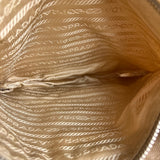 Prada Beige Nylon/Leather Shoulder Bag