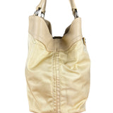 Prada Beige Nylon/Leather Shoulder Bag