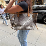 Louis Vuitton Monogram Kusama Wave Neverfull MM