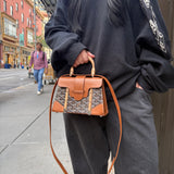 Goyard Mini Goyardine Saigon Top Handle Bag