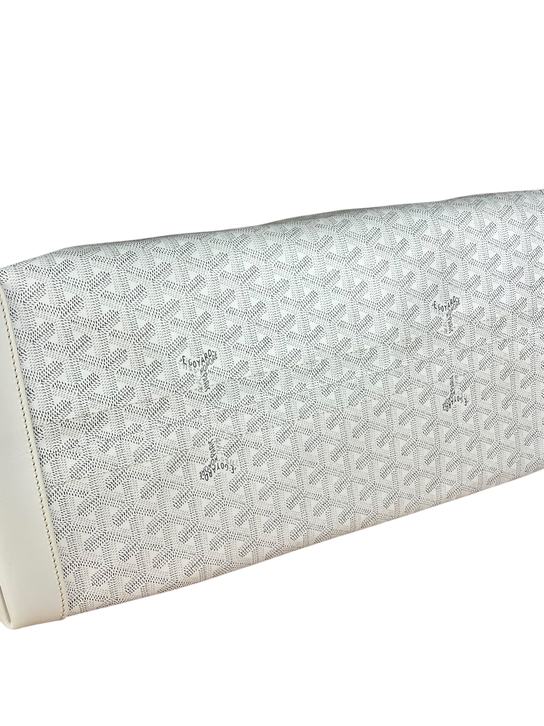 Goyard Bellechasse Goyardine MM White