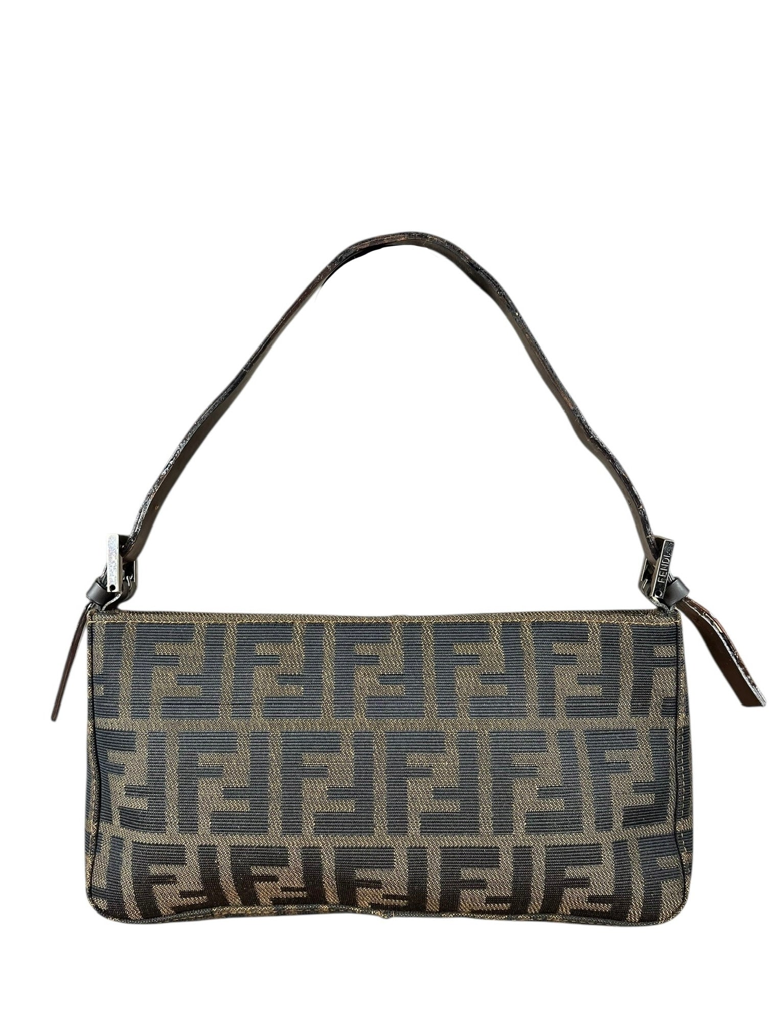 Fendi Vintage Zucca Pochette Shoulder Bag