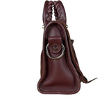 Balenciaga Burgundy Mini City Bag
