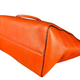 Gucci Orange Pebble Leather Swing Medium Tote