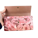 Louis Vuitton Monogram Vernis Floral Rose Long Wallet
