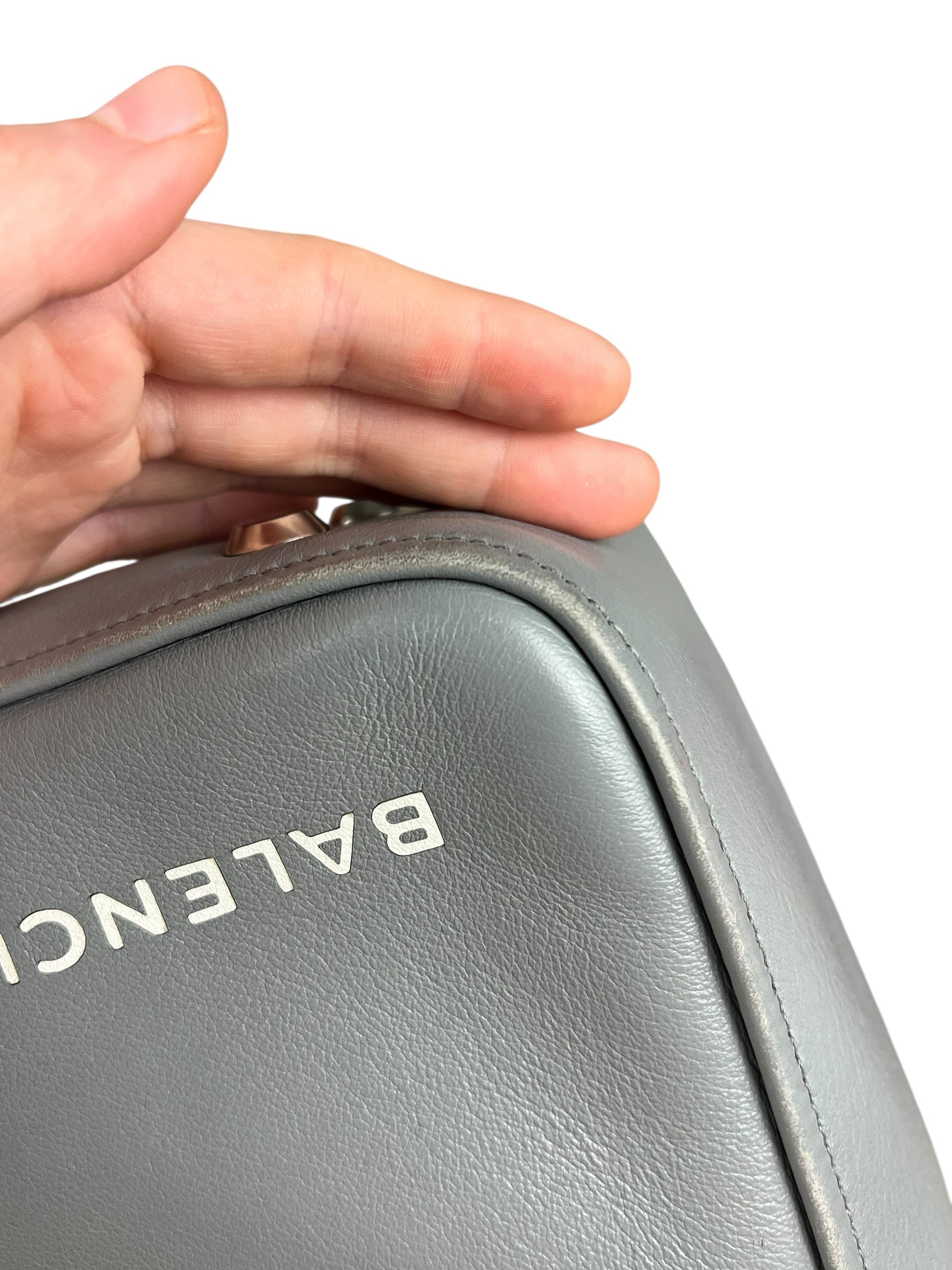 Balenciaga Small Grey Triangle Bag