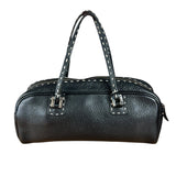 Fendi Vintage Leather Selleria Stitch Handbag