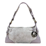 Fendi Lavender Python & Suede Pochette