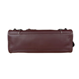Balenciaga Burgundy Mini City Bag