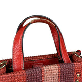 Coach Raffia Mini Tote Crossbody Bag