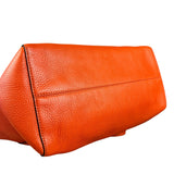 Gucci Orange Pebble Leather Swing Medium Tote