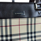 Burberry Nova Check Canvas Tote Bag