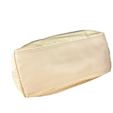 Prada Beige Nylon/Leather Shoulder Bag