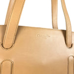Dior Brown Leather Shoulder Tote