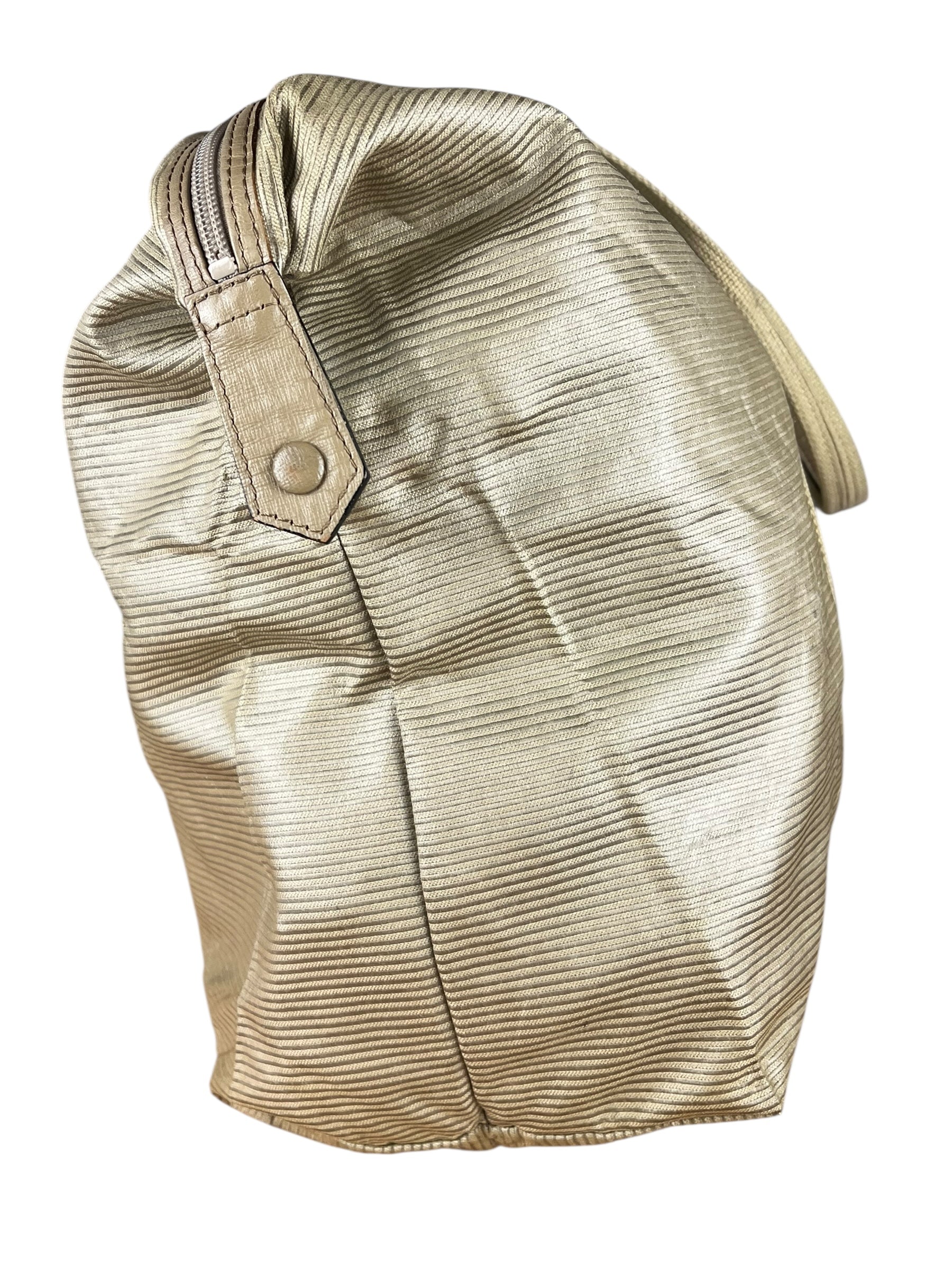 Yves Saint Laurent Vintage Duffle Bag Beige