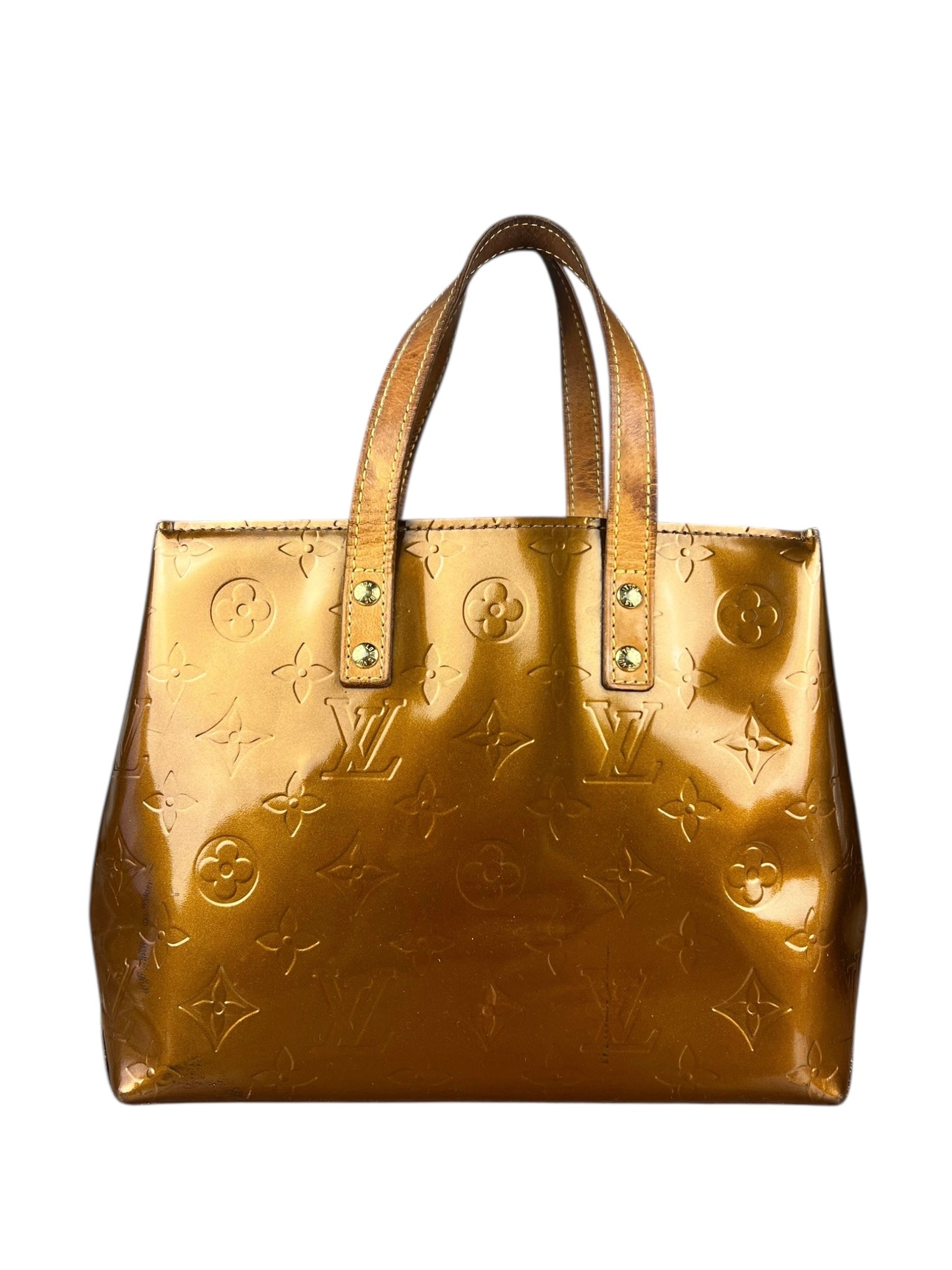 Louis Vuitton Monogram Vernis Bronze Reade PM