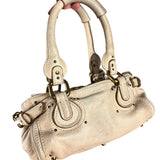 Chloe Vintage Mini Chloe Paddington Bag Beige