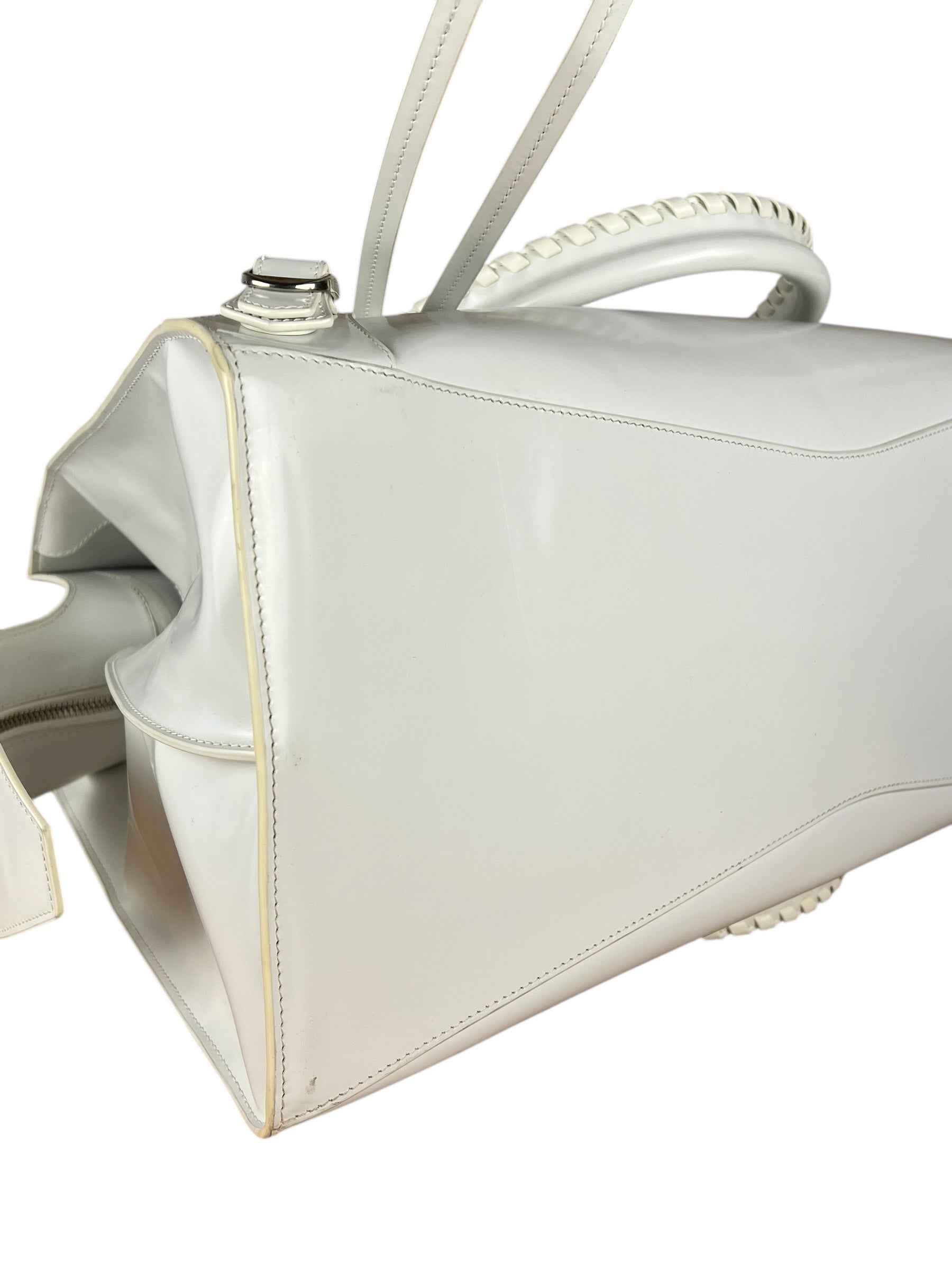 Balenciaga Grained White Neo Classic City Bag