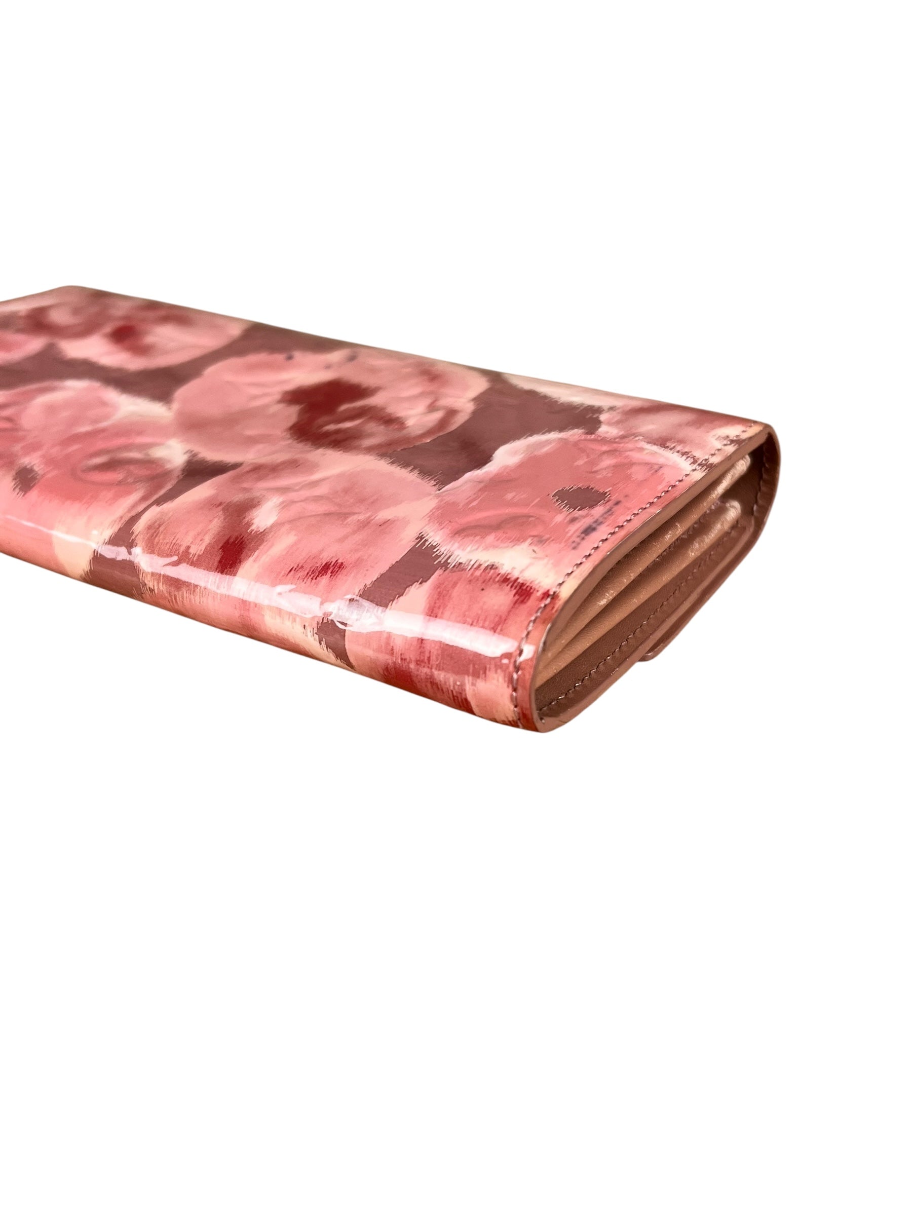 Louis Vuitton Monogram Vernis Floral Rose Long Wallet