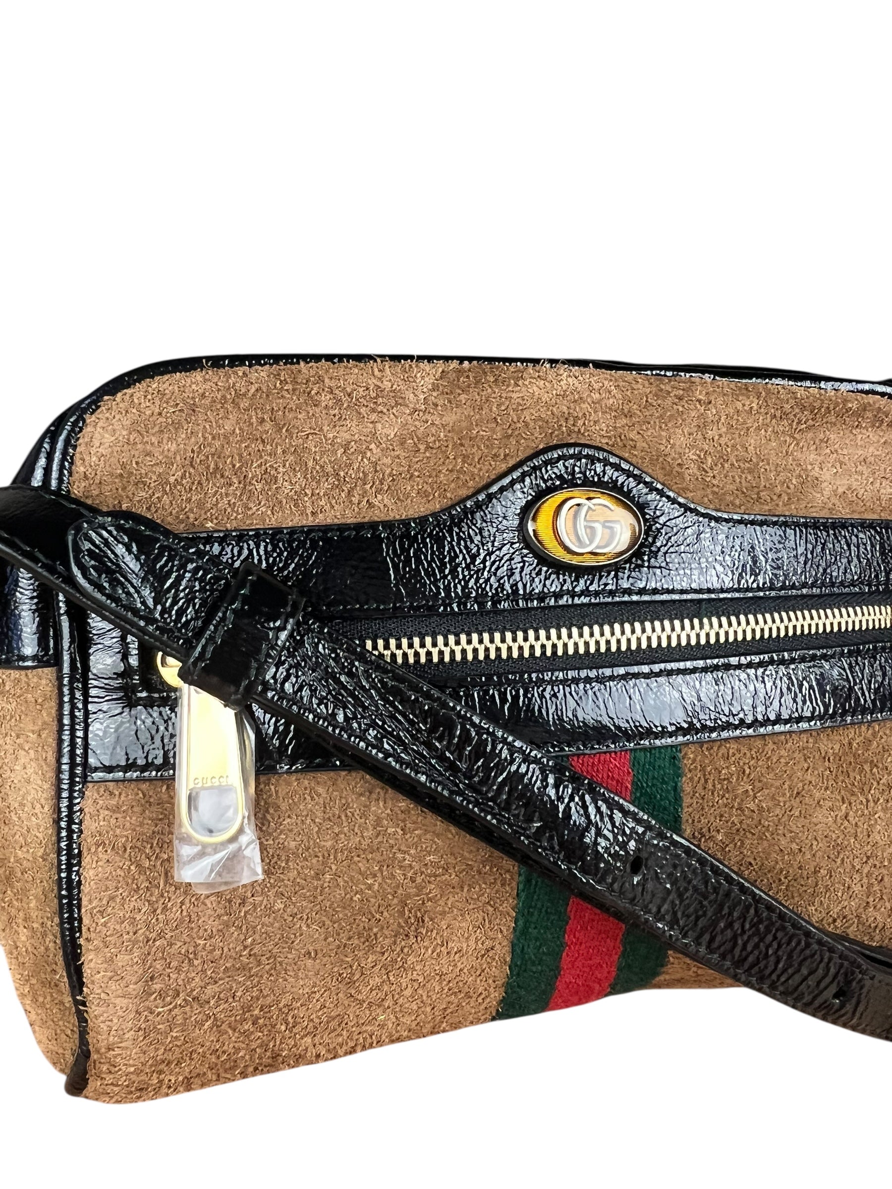 Gucci Suede Ophidia Crossbody Bag