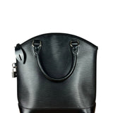 Louis Vuittonn Black Epi Lockit Handbag