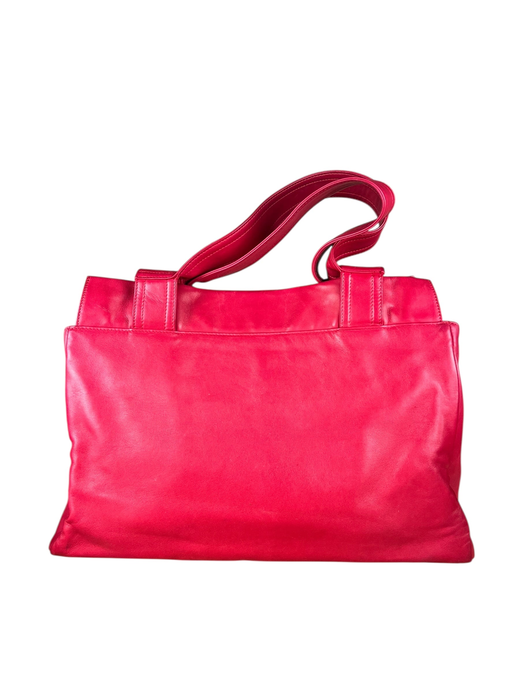 Chanel Lambskin CC Disc Bonbon Shoulder Tote