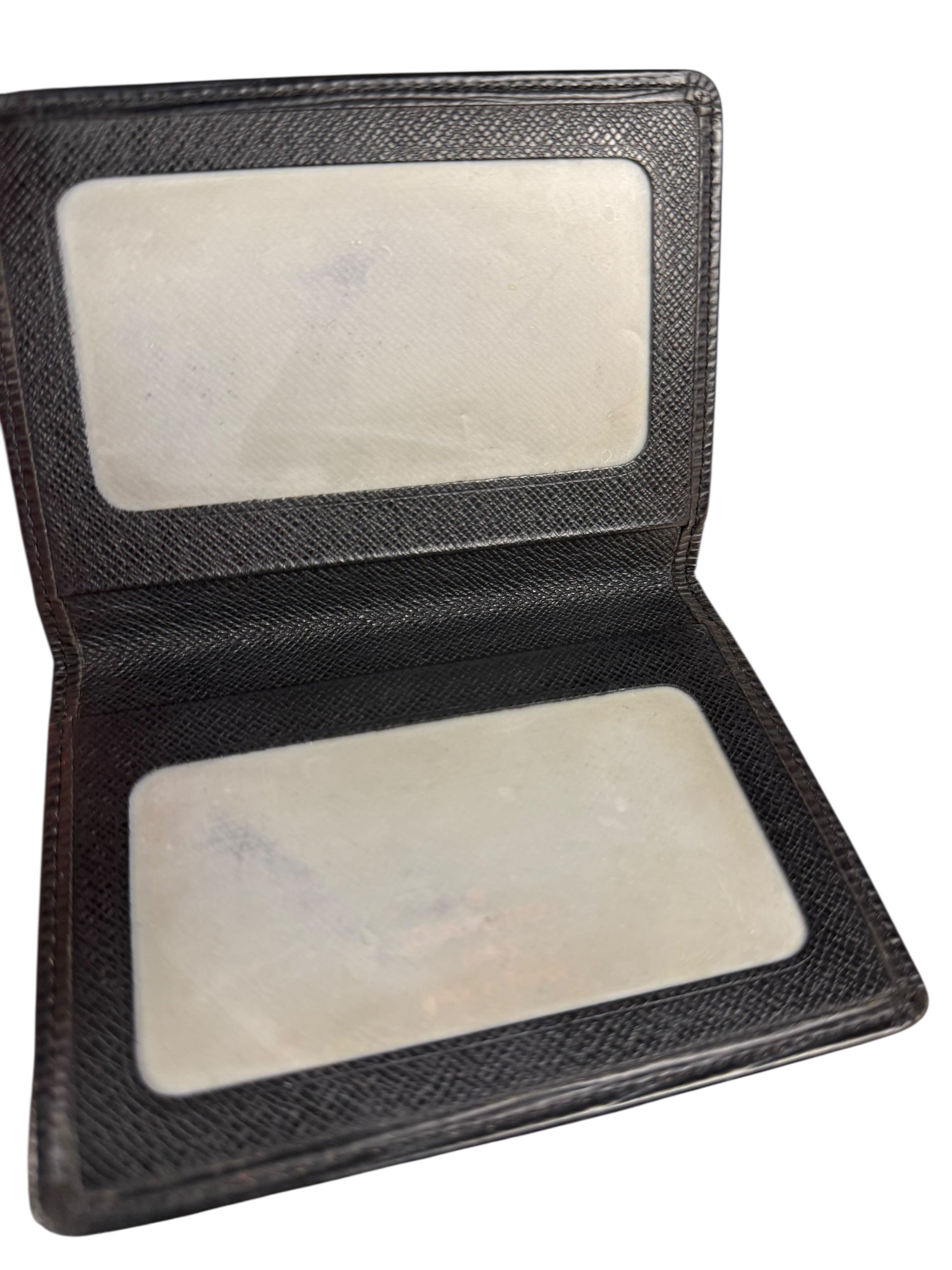 Louis Vuitton Black Epi Leather ID Holder