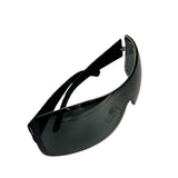 Chanel Black Quilted Y2K Wide Frame Sunglasses