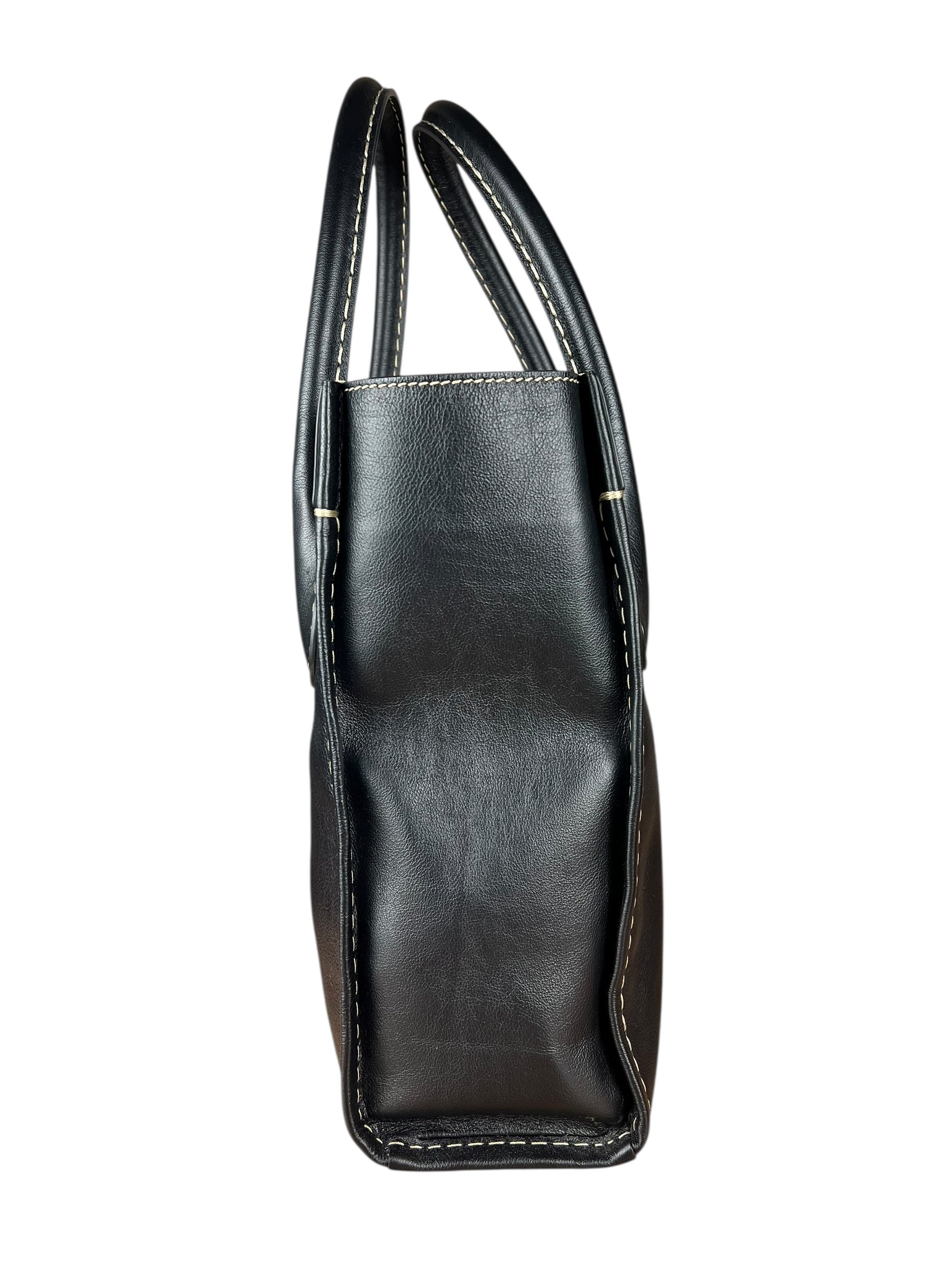Chloe Edith Black Leather Tote Bag