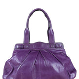 Coach Vintage Purple Leather Hobo Shoulder Bag