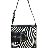 Gucci 73 Small Bucket Bag Zebra Print