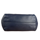 Gucci Blue Pebbled Leather Swinger Bag