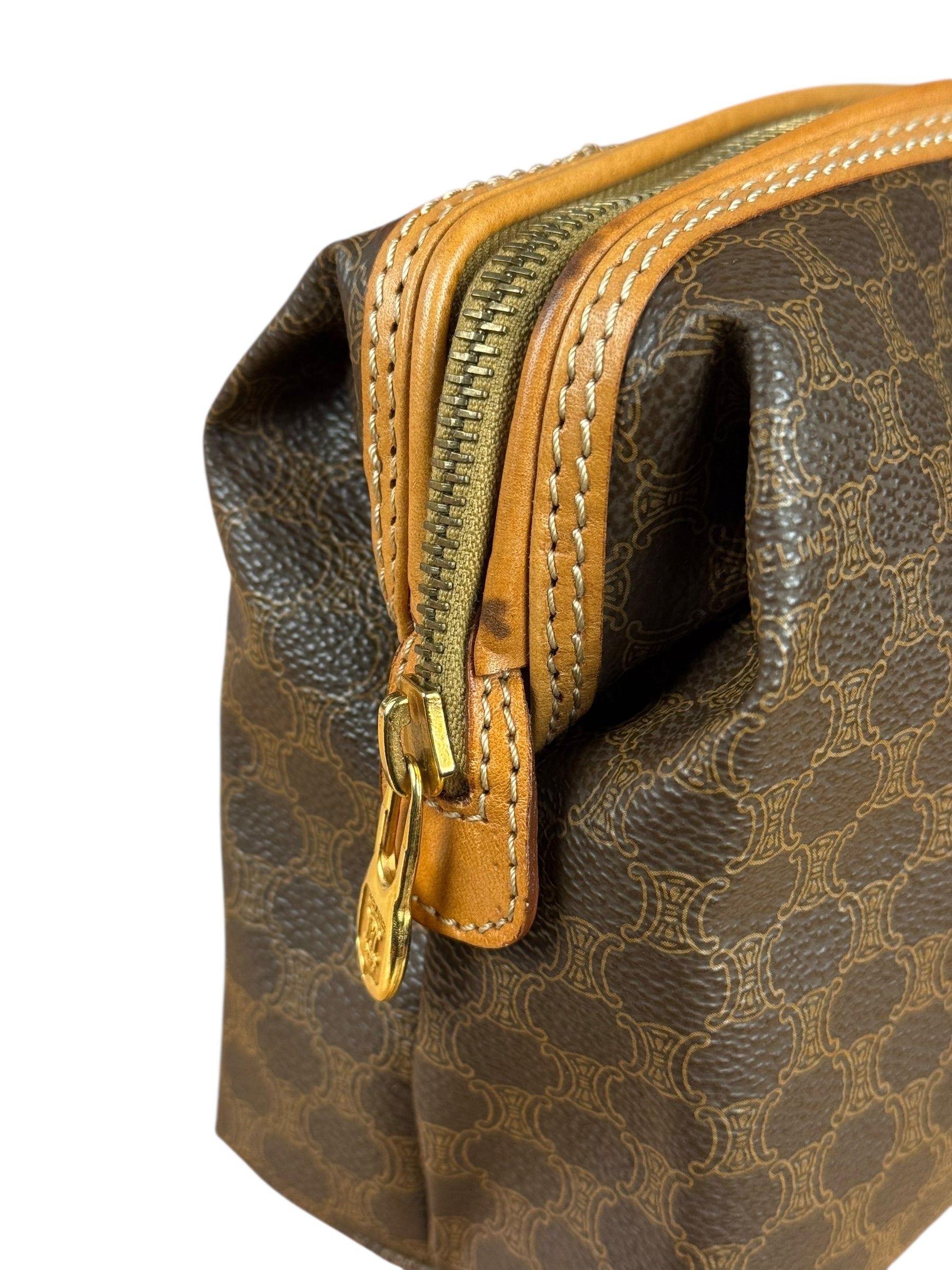 Celine Vintage Macadam Travel Pouch