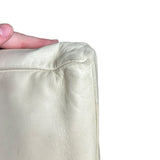 Prada Leather Tote Bag Beige/Ivory