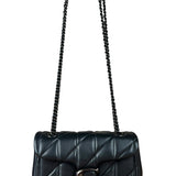 Coach Nappa Leather Black Tabby 18 Crossbody