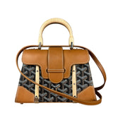 Goyard Mini Goyardine Saigon Top Handle Bag