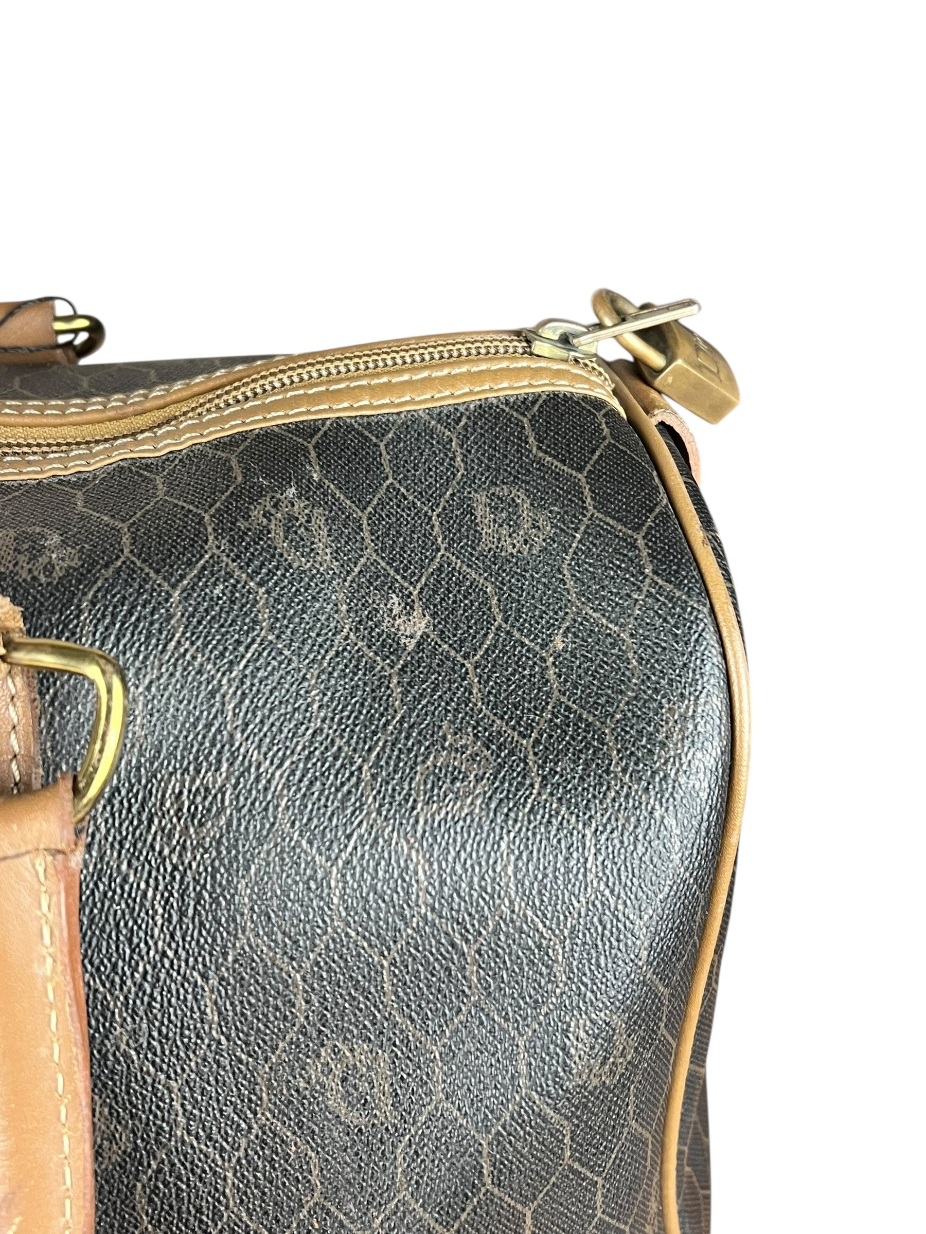 Dior Honeycomb Boston Bag Black