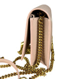Saint Laurent Smooth Calfskin Monogram Kate Tassel Chain Pink