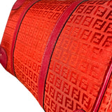 Fendi FF Vintage Boston Bag Red