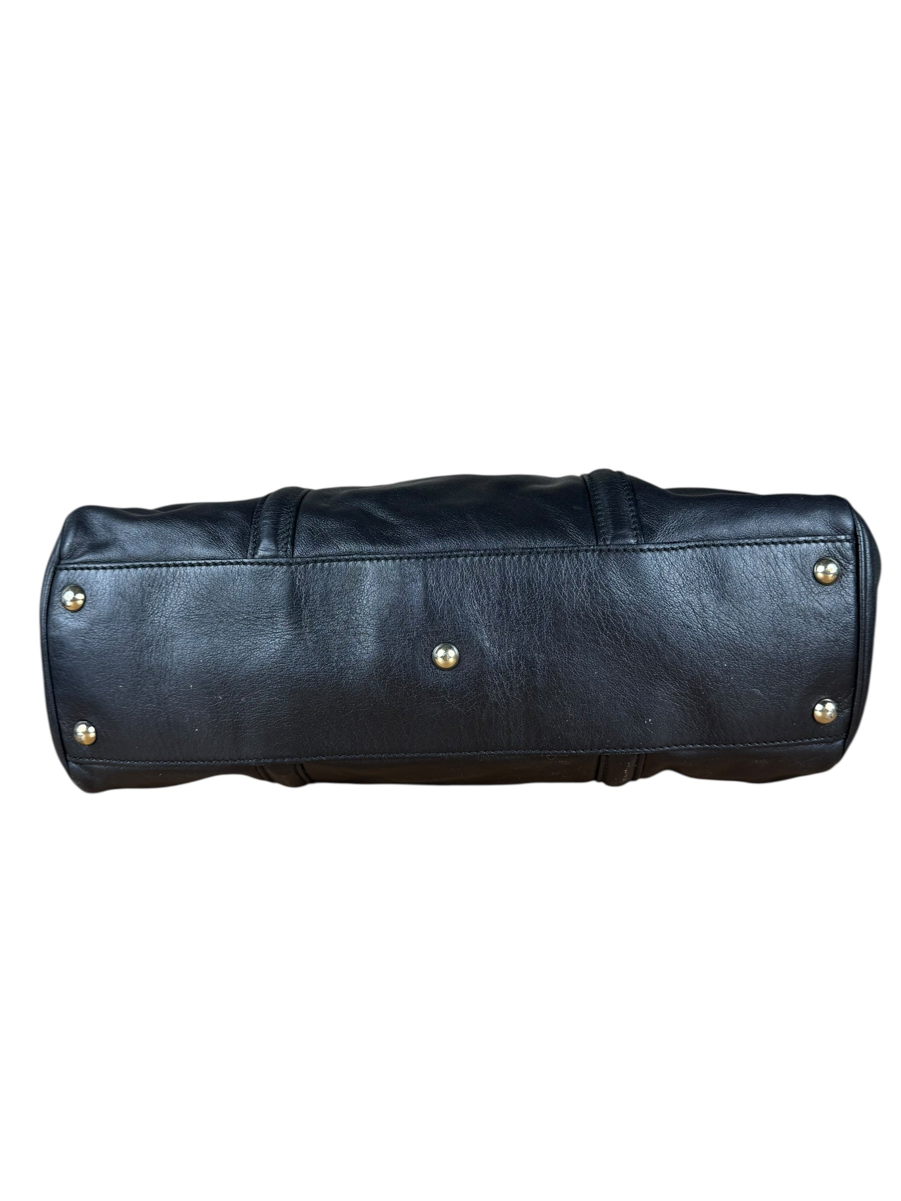 Gucci Britt Leather Boston Bag