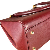Burberry Vintage Leather Burgundy Handbag