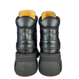 Gucci Romans Leather Interlocking G Ankle Boots