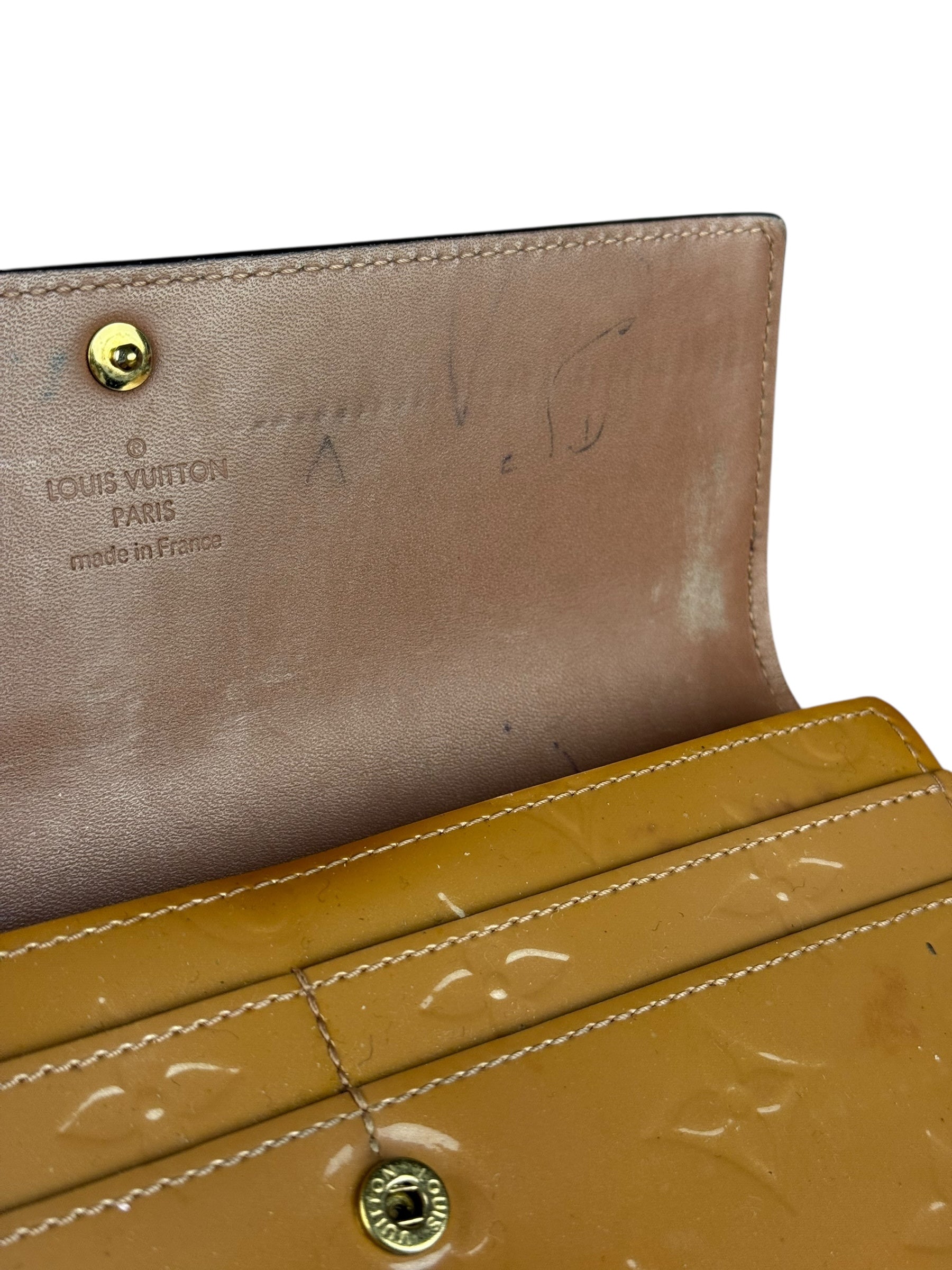Louis Vuitton Monogram Vernis Sarah Wallet